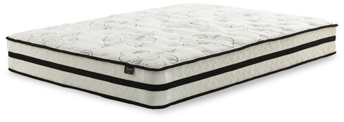Chime 10 Inch Hybrid - White - California King Mattress in a Box (M69651) by Ashley