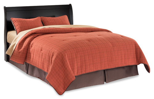Huey Vineyard - Black - Queen Sleigh Headboard (B128-77) by Ashley