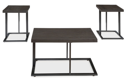 Airdon Bronze Finish Table (Set of 3) (T194-13) by Ashley