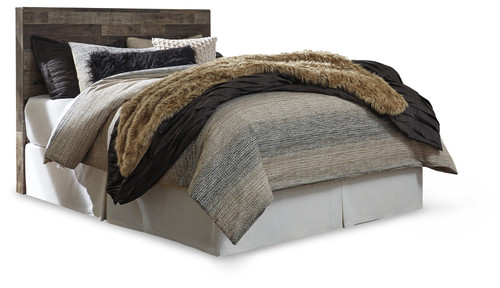 Derekson - Multi Gray - Queen Panel Headboard (B200-57) by Ashley