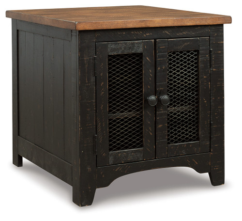 Valebeck - Black/Brown - End Table (T468-3) by Ashley