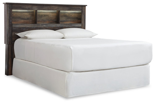 Drystan - Multi - Queen Bookcase Headboard (B211-65) by Ashley