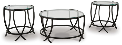Tarrin - Black - Table (Set of 3) (T115-13) by Ashley