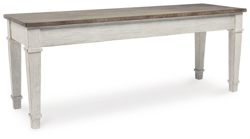 Skempton - White/Light Brown - Storage Bench (D394-00) by Ashley