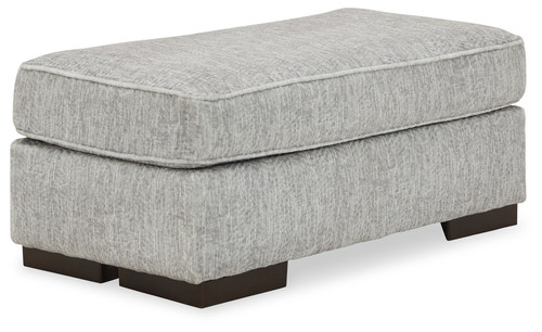 Mercado - Pewter - Ottoman (8460414) by Ashley