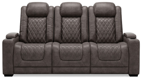 HyllMont - Gray - Power Reclining Sofa (9300315) by Ashley