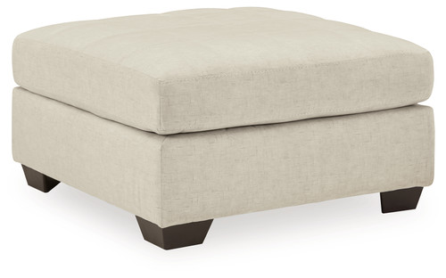 Falkirk - Parchment - Oversized Accent Ottoman (8080608) by Ashley