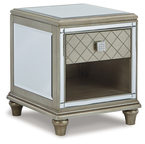 Chevanna - Platinum - End Table (T942-3) by Ashley
