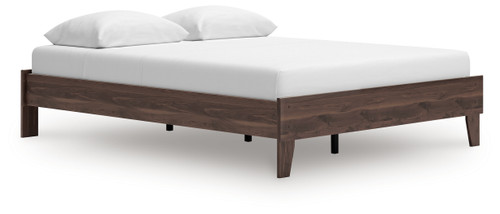 Calverson - Mocha - Queen Platform Bed (EB3660-113) by Ashley
