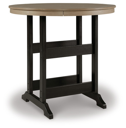 Fairen Trail - Black/Driftwood - Bar Table (P211-613) by Ashley