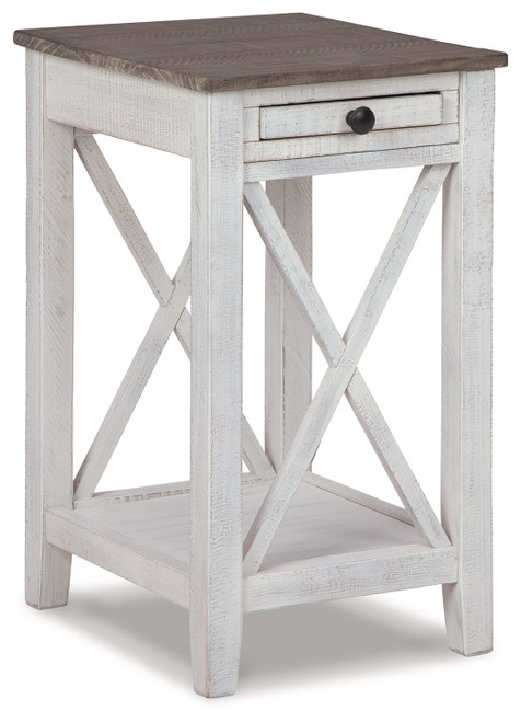 Adalane - White/Gray - Accent Table (A4000374) by Ashley