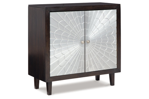 Ronlen Brown/Silver Finish Accent Cabinet (A4000175) by Ashley