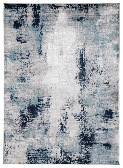 Leonelle - White/Blue/Gray - 7'10" x 10' Rug (R404871) by Ashley