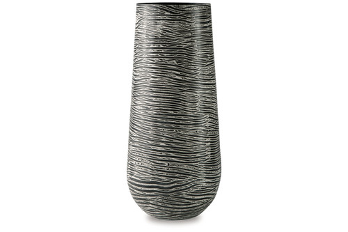 Fynn - Antique Gray - Vase (A2000515) by Ashley