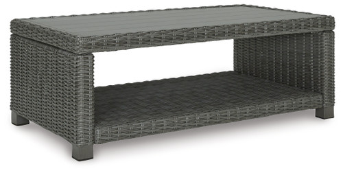 Elite Park - Gray - Outdoor Coffee Table (P518-701) by Ashley