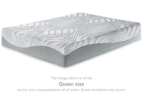 12 Inch Memory Foam - White - California King Mattress (M59351) by Ashley