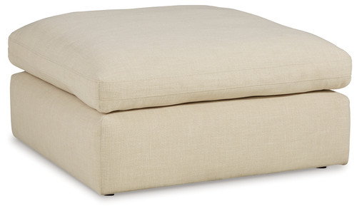 Elyza - Linen - Oversized Accent Ottoman (1000608) by Ashley