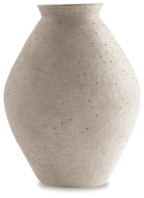 Hannela - Antique Tan - Vase (A2000514) by Ashley