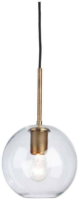 Cordunn - Clear/Brass - Pendant Light (L000978) by Ashley
