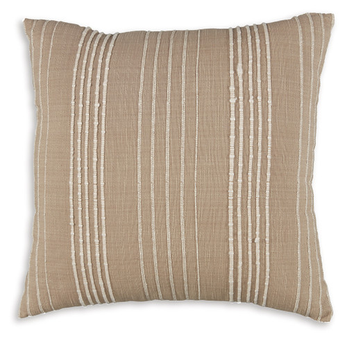 Benbert - Tan/White - Pillow (Set of 4) (A1000958) by Ashley