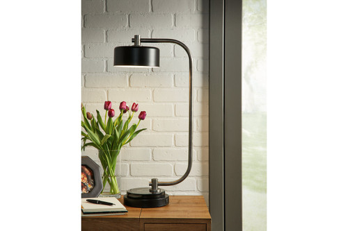 Eliridge Black/Silver Finish Desk Lamp (L206062) by Ashley