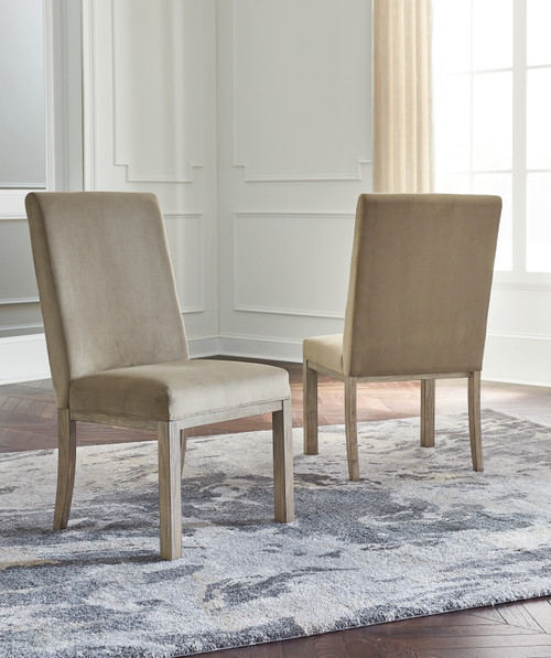 Chrestner - Gray/Brown - Dining Chair (Set of 2) (D983-01) by Ashley