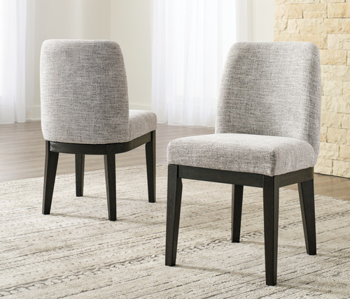 Burkhaus - Beige/Dark Brown - Dining Chair (Set of 2) (D984-01) by Ashley