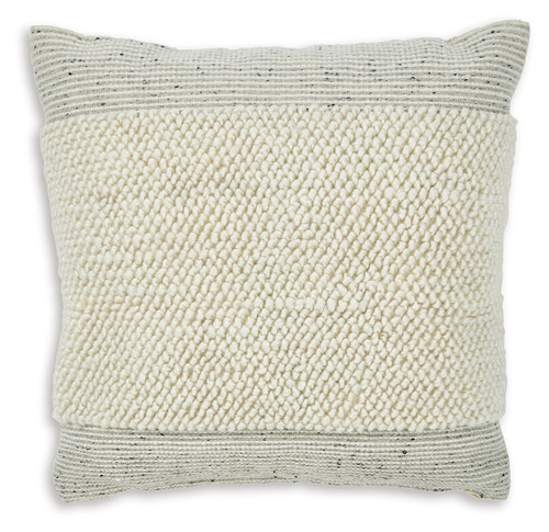 Rowcher - Gray/White - Pillow (Set of 4) (A1001004) by Ashley