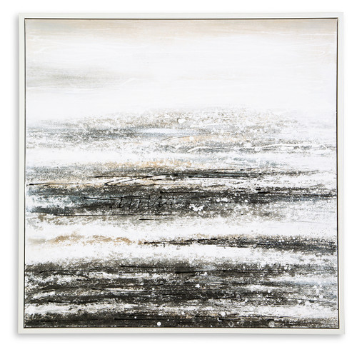 Yeschester - White/Gray/Navy - Wall Art (A8000354) by Ashley