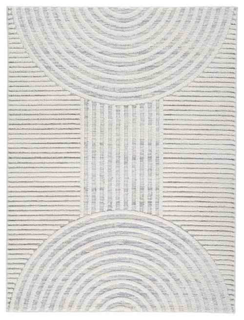 Lambworth - Gray/Cream - 5'3" x 7' Rug (R405342) by Ashley