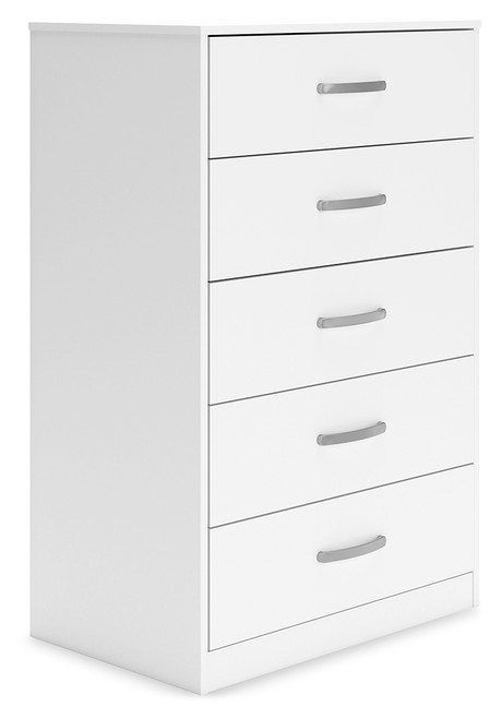 Flannia - White - Chest of Drawers (EB3477-245) by Ashley