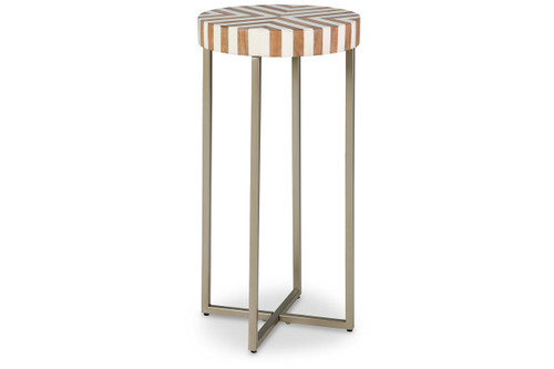 Cartley White/Light Brown Accent Table (A4000528) by Ashley