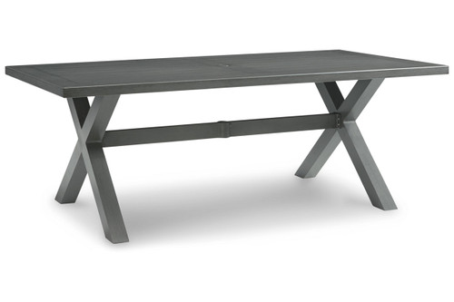 Elite Park Gray Outdoor Dining Table (P518-625) by Ashley