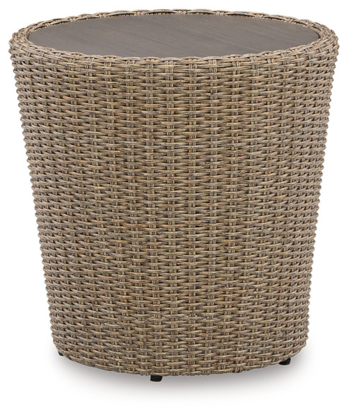 Danson - Beige - Outdoor End Table (P505-706) by Ashley