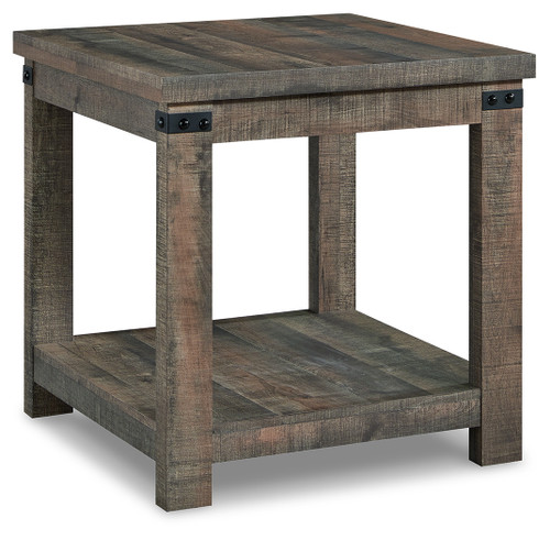 Hollum - Rustic Brown - End Table (T466-2) by Ashley