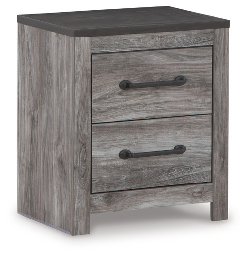 Bronyan - Dark Gray - Nightstand (B1290-92) by Ashley