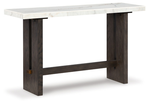 Burkhaus - White/Dark Brown - Sofa Table (T779-4) by Ashley