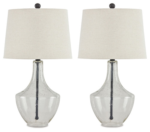 Gregsby - Clear/Black - Table Lamp (Set of 2) (L431574) by Ashley