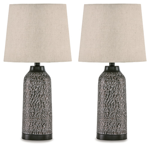 Lanson - Antique Bronze Finish - Table Lamp (Set of 2) (L204454) by Ashley