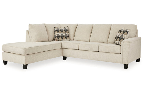 Abinger Natural 2-Piece Sectional with Chaise (83904S1) by Ashley
