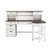 Allyson Park - Wirebrushed White w/ Charcoal Tops - L Shaped Desk Set (417-HOJ-LSD) by Liberty Furniture