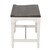 Allyson Park - Wirebrushed White w/ Charcoal Tops - Wood Seat Bench (417-C9000B) by Liberty Furniture