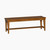 Hearthstone Ridge - Tobacco & Black - Bench (382-C9000B) by Liberty Furniture