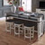 Allyson Park - Wirebrushed White w/ Charcoal Tops - Console Stool (417-OT9000) by Liberty Furniture