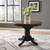 Carolina Crossing Pedestal Table Set- Black (186B-CD-PED) by Liberty Furniture