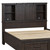 Thornwood Hills - Rock Beaten Brown w/ Saw Cuts - King Bookcase Headboard (759-BR15B) by Liberty Furniture