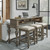 Americana Farmhouse - Dusty Taupe - 4 Piece Set (615-OT-4PCS) by Liberty Furniture