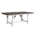 Farmhouse - Two Tone White w/ Wood Tone Tops - 7 Piece Trestle Table Set (139WH-CD-7TRS) by Liberty Furniture Farmhouse - Two Tone White w/ Wood Tone Tops - 7 Piece Trestle Table Set (139WH-CD-7TRS) by Liberty Furniture