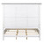Allyson Park - Wirebrushed White w/ Charcoal Tops - King California Panel Bed (417-BR-CPB) by Liberty Furniture