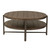 Breckinridge - Mahogany Spice w/ Pewter Metal - Round Cocktail Table (348-OT1010) by Liberty Furniture